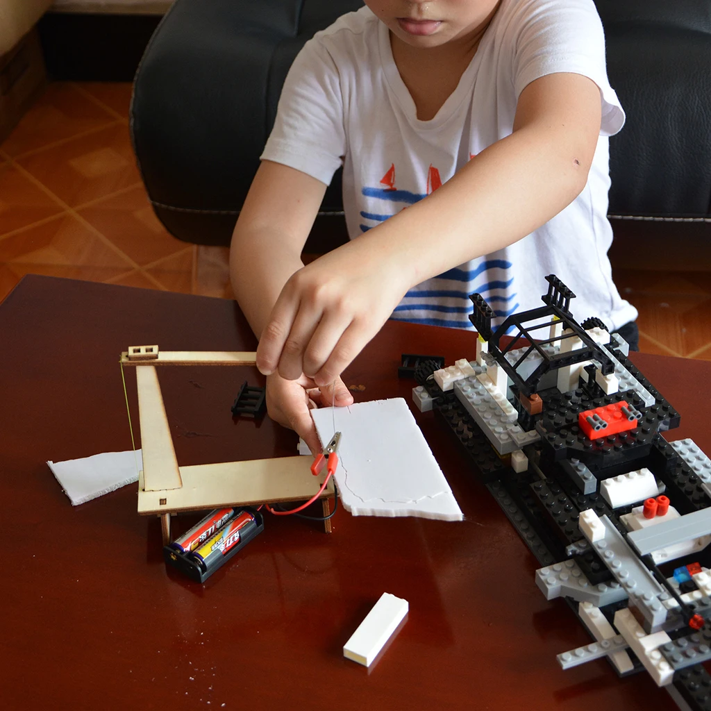 DIY Electric Foam Cutting Machine Physics Circuit Puzzle Model Science Experiment Educational Physical Student Toy