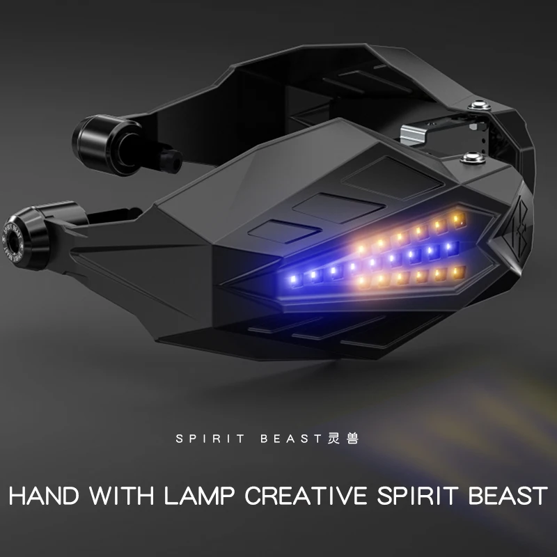 С led SPIRIT BEAST Универсальный лобовое стекло капот мотоцикл Handguard перегородка водонепроницаемый ветрозащитный Мотокросс сцепление защита