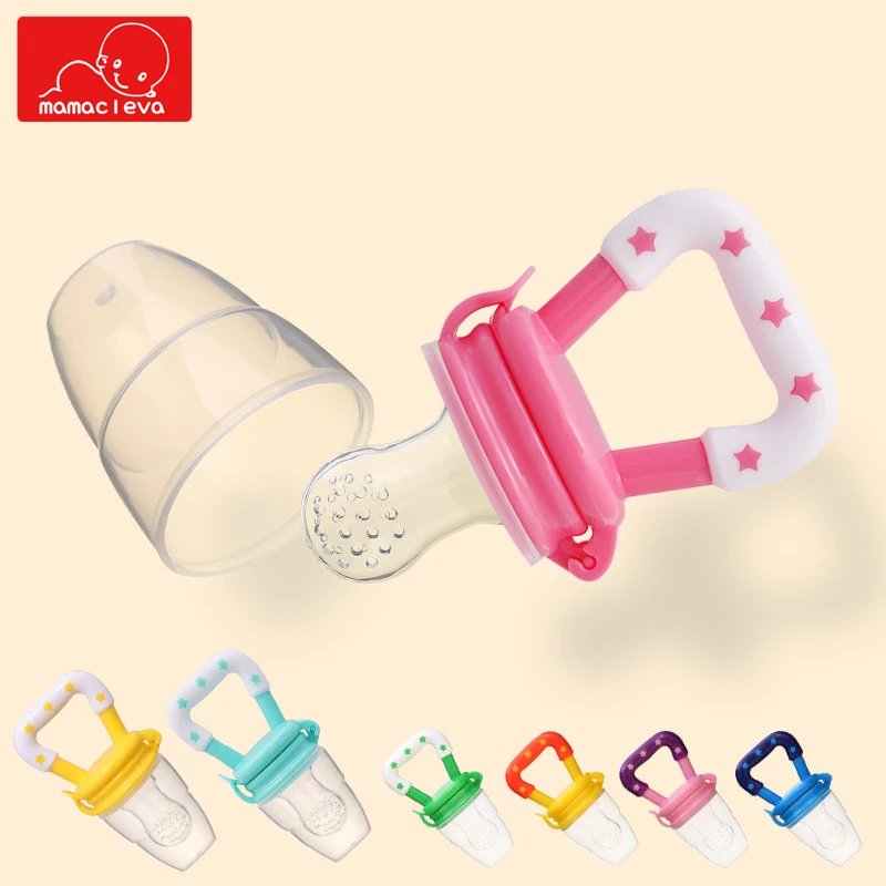 Infant Food Nipple Feeder Silicone Pacifier Fruits Mills Infant Learn Food Feeding Supplies Soother Nipples Pacifier Tool