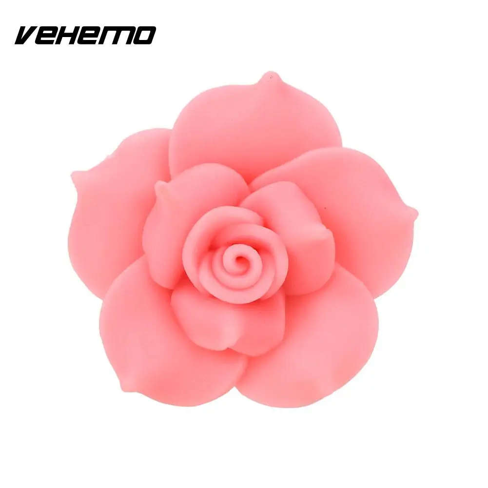 Vehemo цветок Форма ароматный воздушный выход ароматерапия с парфюмом освежитель воздуха светорассеиватель Универсальный - Название цвета: Розовый