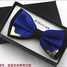 Стиль, модный бутик, металлический бантик для головы, галстуки для жениха, мужчин, женщин, Бабочка, Одноцветный галстук-бабочка, классический галстук Gravata