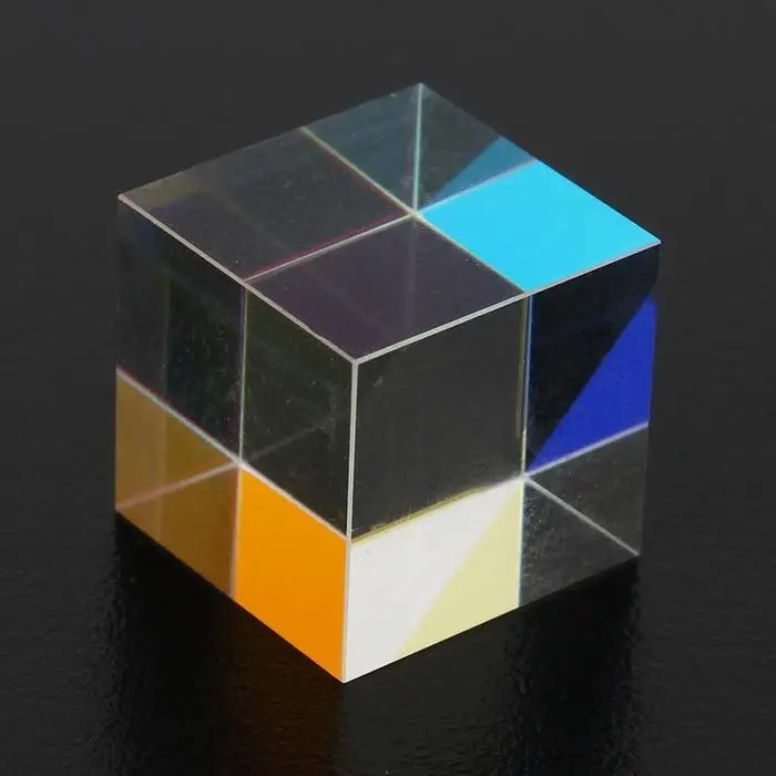  Science Prism Laser Beam Combine Cube Prism Laser Diode FOR Glass Optical Instruments Mirror Teachi - 32989663204