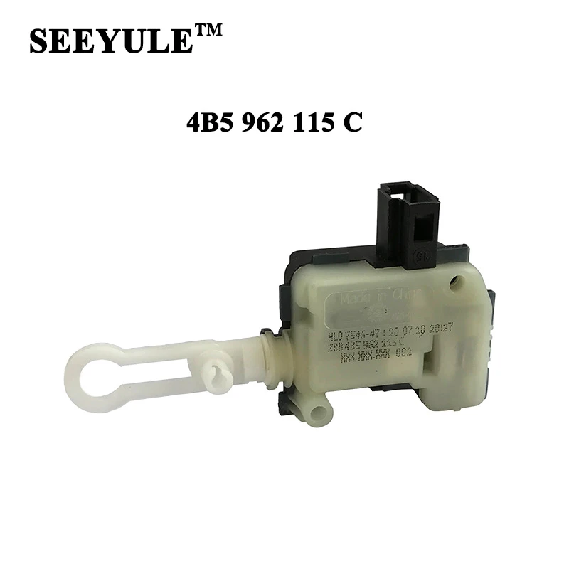 

1pc SEEYULE 4B5 962 115C / 4B5962115C Car Trunk Lock Release Actuator Tailgate Lock Servo Motor for Audi A6 C5 4B 97-2004 S6 TT