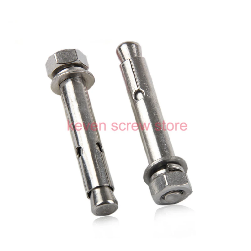 1pcs M10x70 304 Stainless Steel Expansion Bolt Screw Ceiling House Lizard Screws 1pcs M10x70 304 Stainless Steel Expansion Bolt Screw Ceiling House Lizard Screws