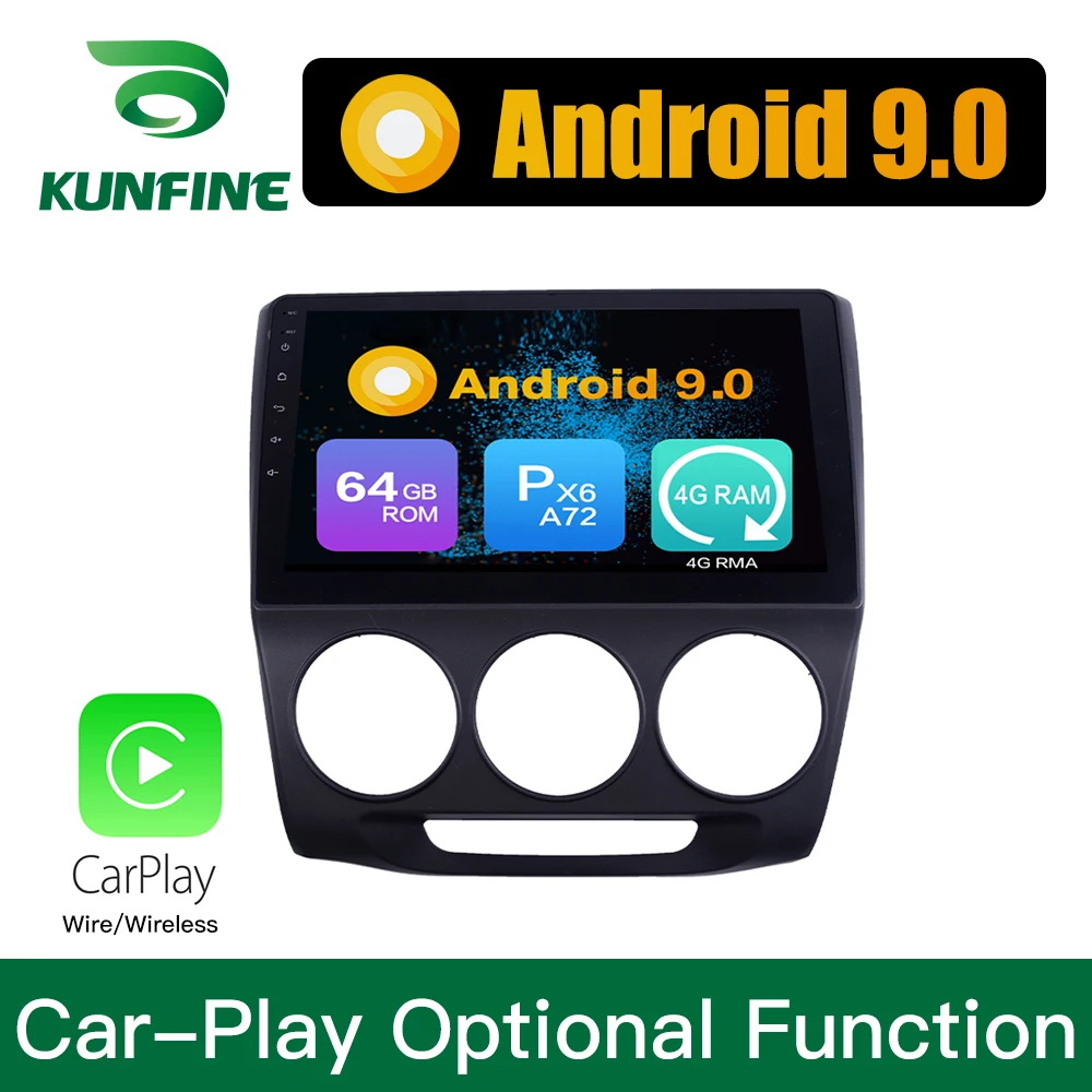 

Android 9.0 Ram 4G Rom 64G PX6 Cortex A72 Car DVD GPS Multimedia Player Car Stereo For Honda CRIDER 2013 -2017 Radio Headunit