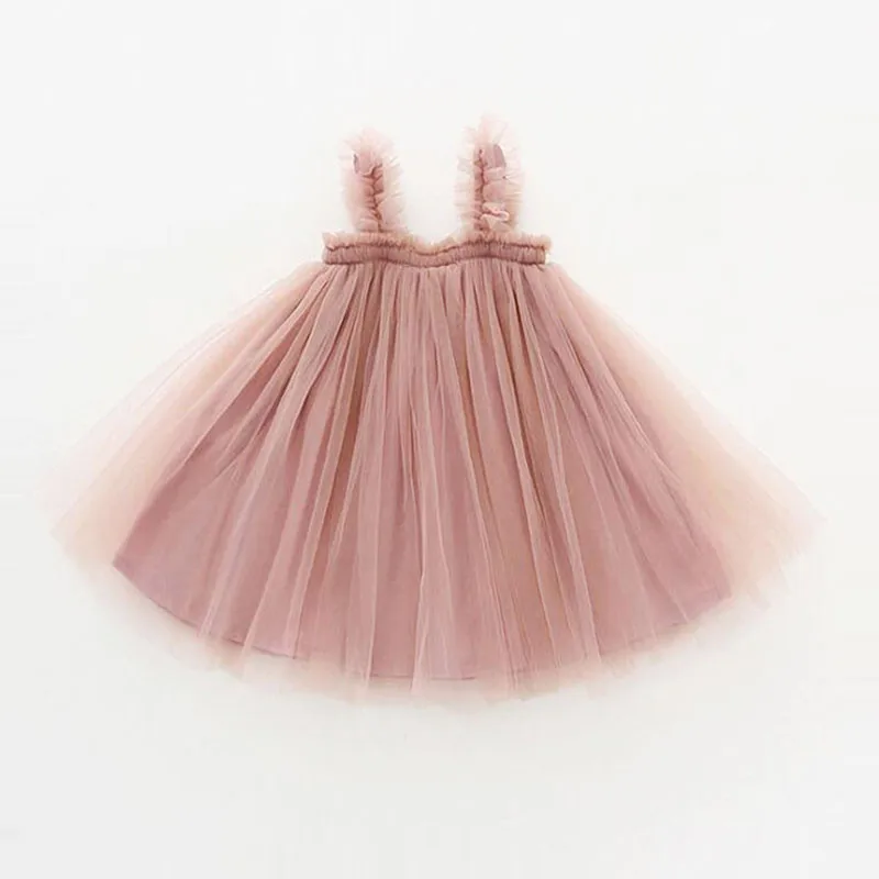 Платье принцессы для маленьких девочек; летняя детская одежда для девочек; От 0 до 5 лет Платья-пачки для маленьких девочек на день рождения; Детские платья для девочек - Цвет: pink dress