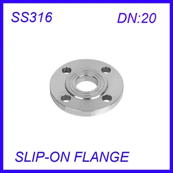 

DN20 Stainless Steel SS316L RAISED FACE 4-Bolt SLIP-ON FLANGE Industrial