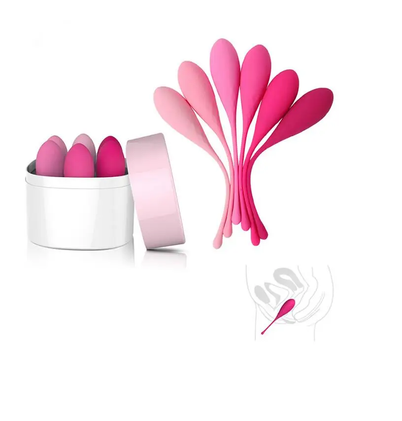  5Pcs/set Geisha Ball Smart Ball Kegel Balls Ben Wa Ball VaginaTighten Exercise Machine Vibrators Va