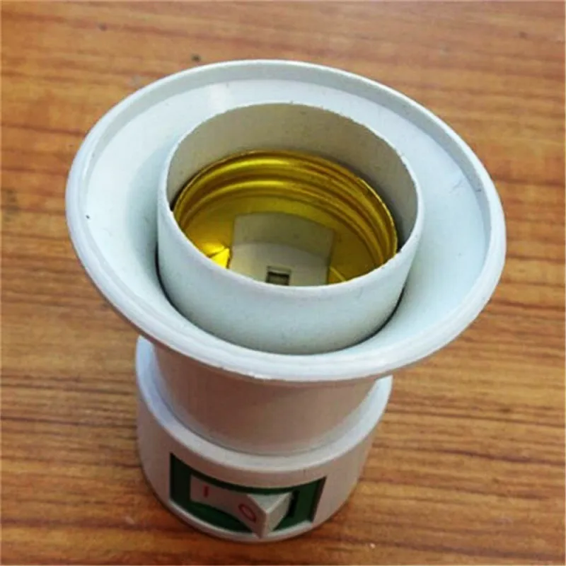 

1PC E27 Female Socket to US/AU/EU Fine Adapter with Power On-off Control Switch Home Lamp Tools Supply Accessories