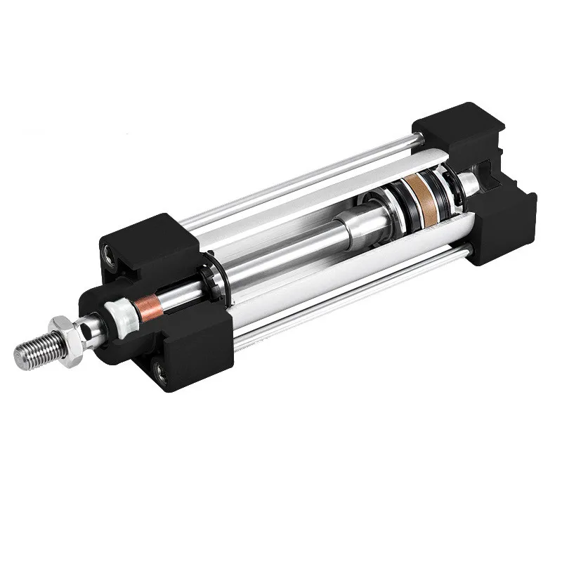 Free shipping Standard cylinder SC125 series bore 25mm to 1000mm Bore Double Acting Pneumatic Cylinderair pneumatic cylinder