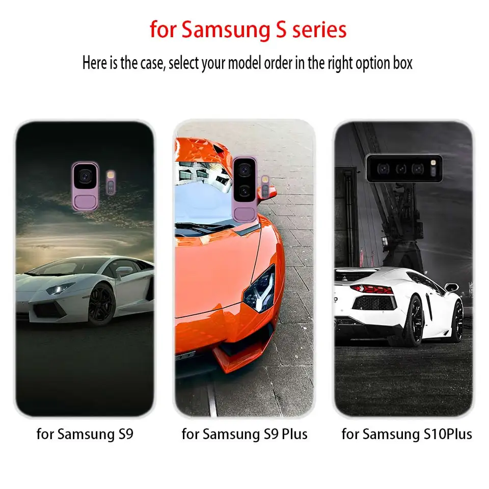 Lamborghini Wallpaper Silicone Soft Case For Samsung Galaxy S10 S11 S8 S9 Plus S7 S6edge Note 10 9 Cover S10 E S6 Funda Etui