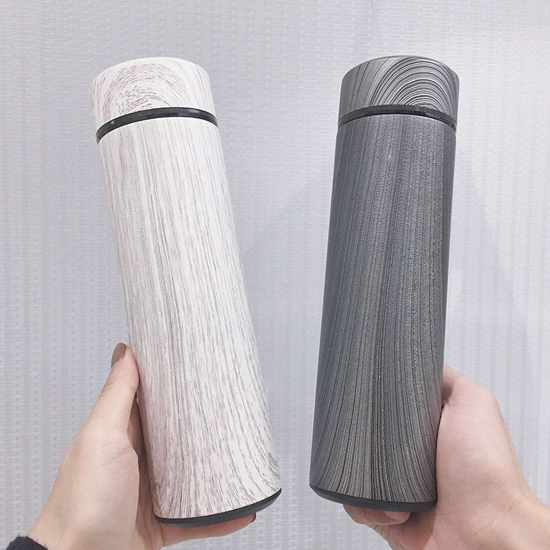 

VA STUDIO 500ML Large Capacity Office Business Thermos Cup Korean Style Coffee Mug With Filter Stainless Steel Vacuum Flask