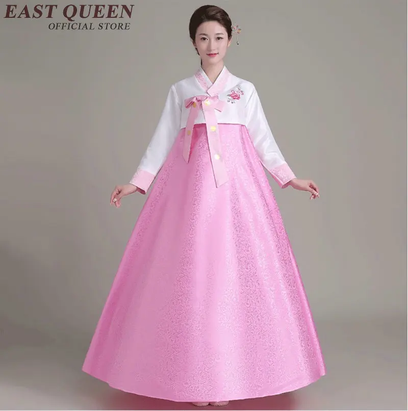 Новое поступление Длинные рукава корейский ханбок корейский традиционная одежда Корейская свадьба ханбок для женщин kk816 yz