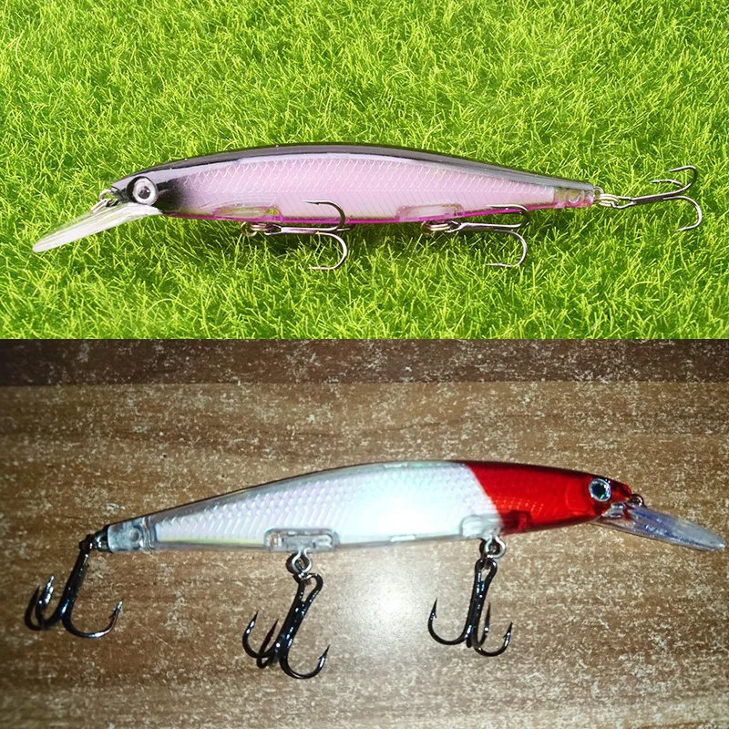 WDAIREN 12.5 سنتيمتر 12.5g البلم الصيد إغراء الاصطناعي الصلب الطعم Wobblers Crankbait Pesca باس السحر تعليق الصيد معالجة WDAIREN 12.5 سنتيمتر 12.5g البلم الصيد إغراء الاصطناعي الصلب الطعم Wobblers Crankbait Pesca باس السحر تعليق الصيد معالجة