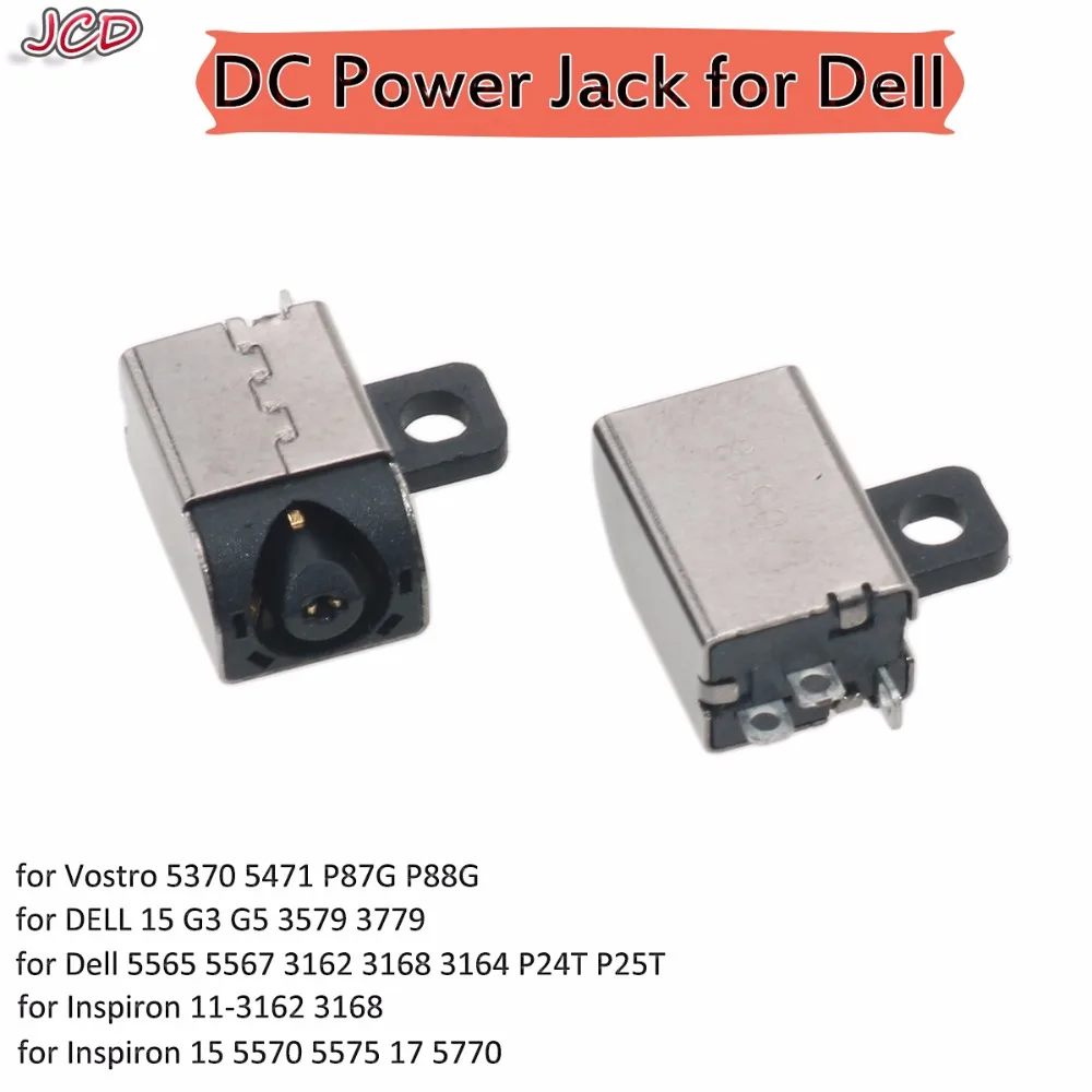 Разъем постоянного тока JCD для DELL Vostro 5370 5471 P87G разъем питания 15 G3 G5 3579 3779 5570 5575 17