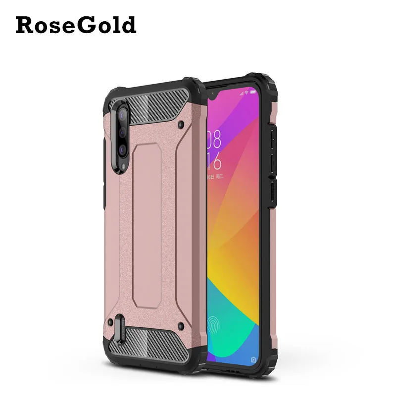 xiaomi leather case case PDGB Tough Case For Xiaomi Mi 9 SE A3 Lite Redmi 6A 7A Note 6 7 8 Pro Global Armor Protective Cover Silicone Hybrid Shell Case xiaomi leather case case