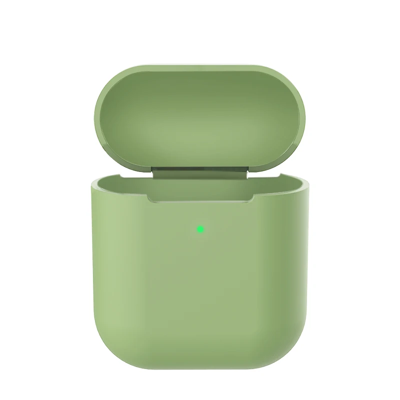 Для Apple Airpods 2nd чехол карамельного цвета защитный чехол беспроводной Bluetooth наушники силиконовые зарядки Air pods2 наушники чехол s - Цвет: 10