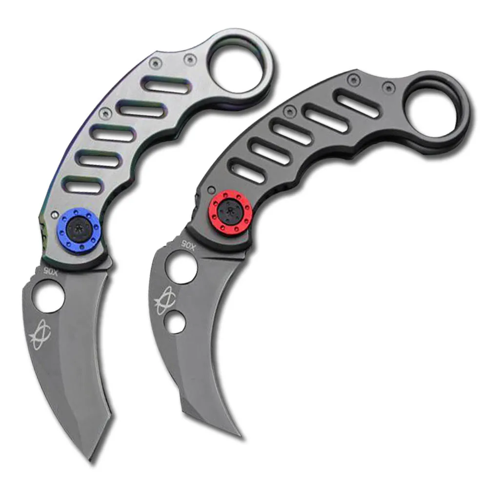 

X05 Karambit Folding Blade Knife Claw Knives Stainless Steel Blade Portable Tactical Survival Camping Tool
