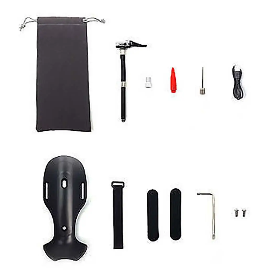Bicycle Pump Tire Metal Inflator Basketball Bubble Column Bicycle Pump Inflator with High Precision Pressure Sensor Black White