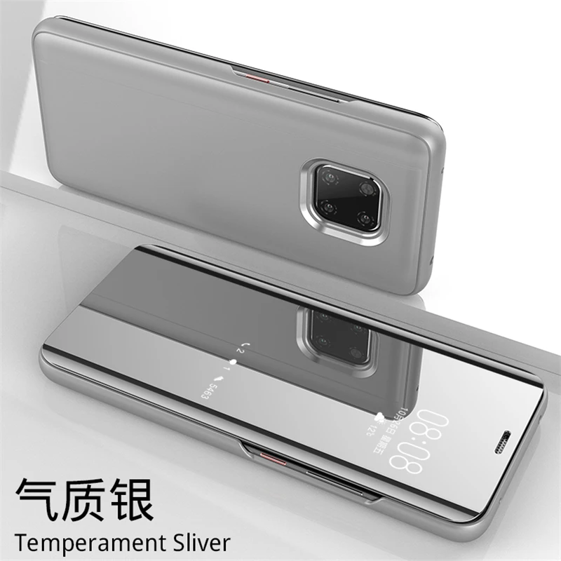Чехол для Huawei P9 P10 P20 P30 Lite Plus умный зеркальный флип-чехол P Smart Plus Z mate 20X10 20 Lite Pro прозрачный чехол-Капа