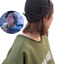 Женская теплая шапка для косплея ривердейла джагхеда Джонса, вязаная шапка с короной, зимняя темно-серая шапка