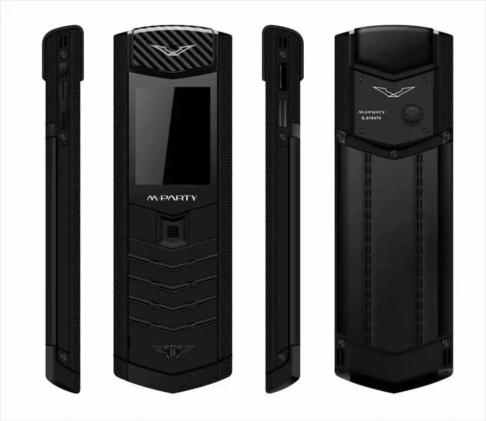 MPARTY LT2 Роскошный Металлический кожаный корпус Оригинальный китайский GSM телефон