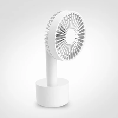 Портативный вентилятор портативный мини съемный вентилятор вращение градусов ультра-тихий дом/офис/открытый стол электрическая зарядка ноутбук USB вентилятор - Цвет: white