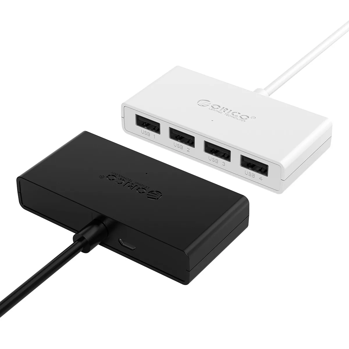 ORICO высокоскоростной 4 порта USB2.0 концентратор USB порт USB микро порт концентратор зарядный концентратор USB разветвитель для Apple Macbook Air ноутбук ПК планшет