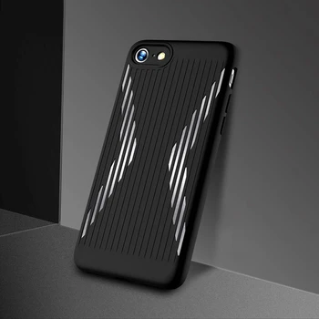 

JOYROOM For iPhone 8 case silicone soft Shockproof Storm Series TPU Steel Disc Shockproof Protective Housing Back Cover Case