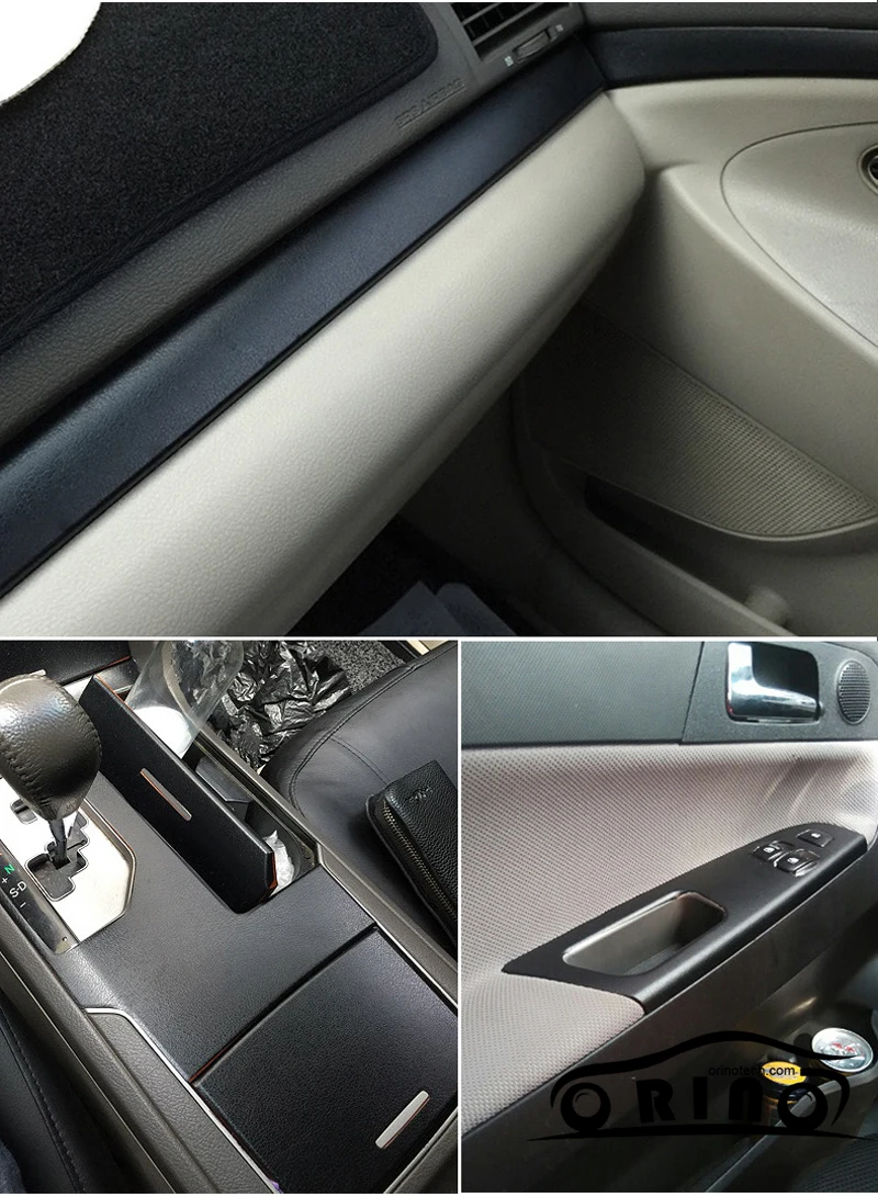 Black Leather Film Sticker-5