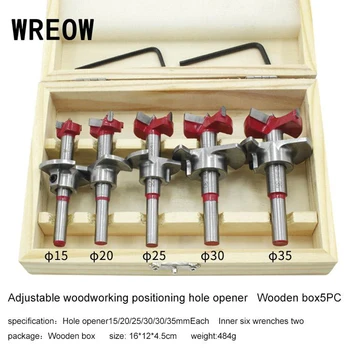 

Forstner wood drill bit carbide alloy wood cutter Saw Drill Bits Set Woodworking Hinge Boring Hole Saw Adjustable Drilling Depth