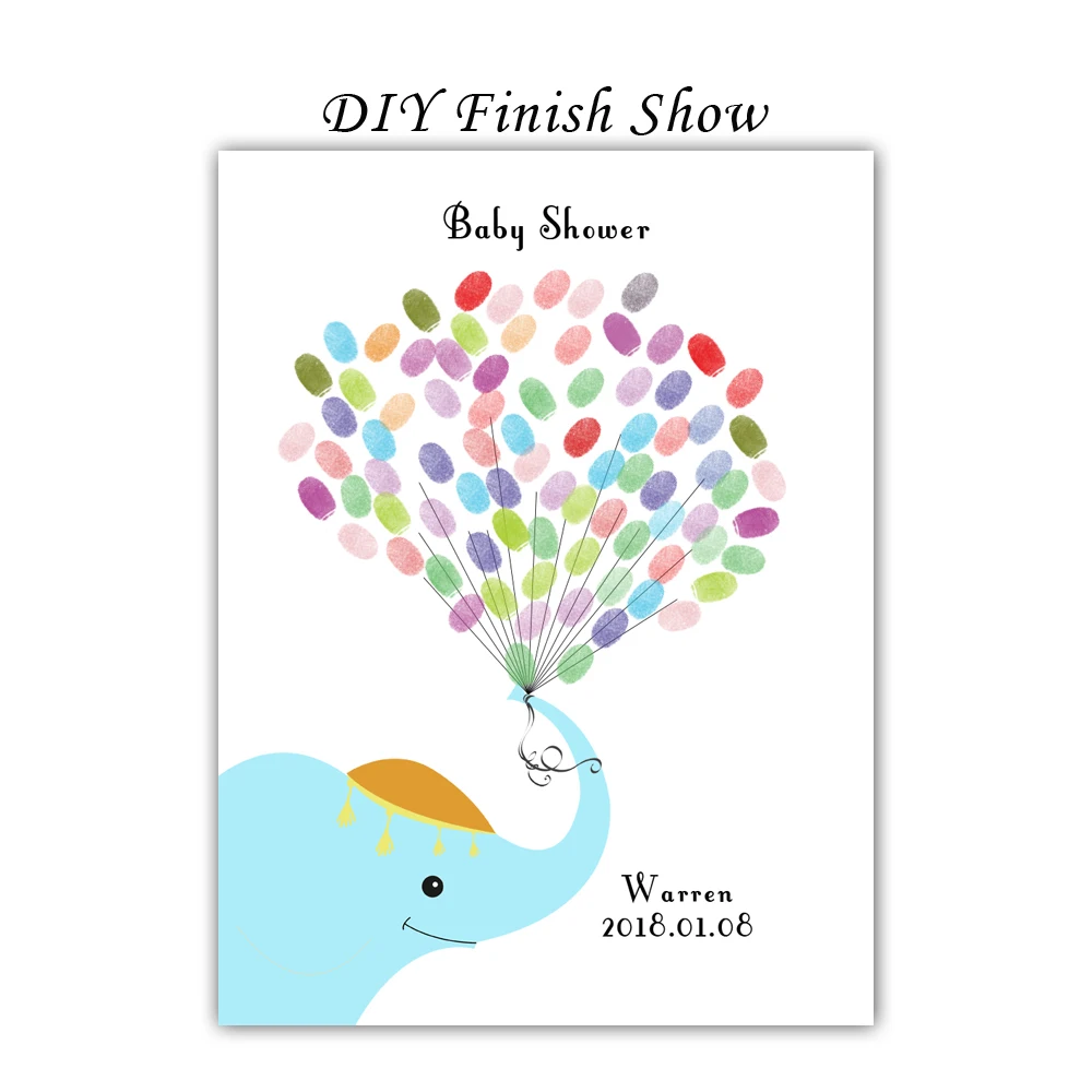 Blue-Cartoon-Elephant-DIY-Fingerprint-Signature-Guest-Book-For-Baby-Shower-Kids-Baptism-Birthday-Party-Decoration (2)