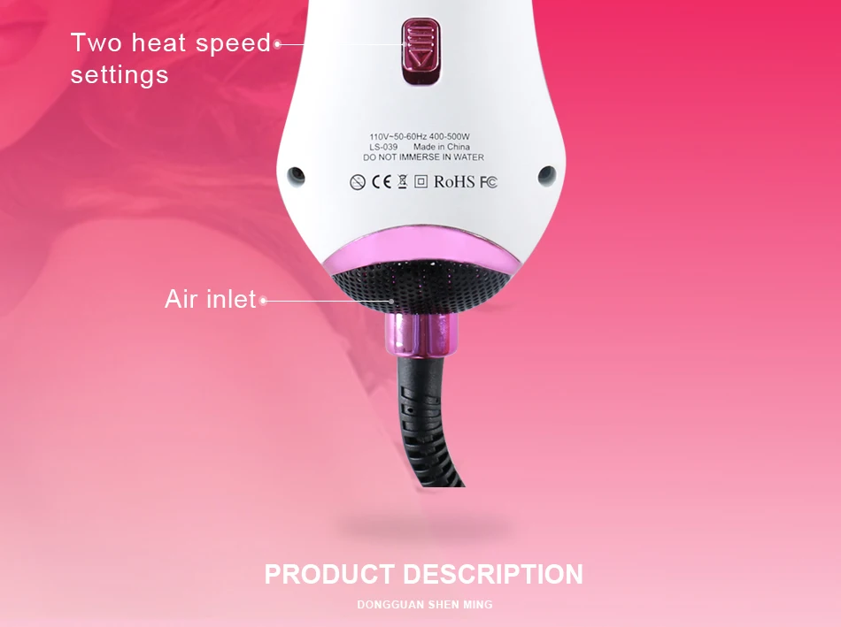 Infrared Hair Straightening Brush D039 (4)