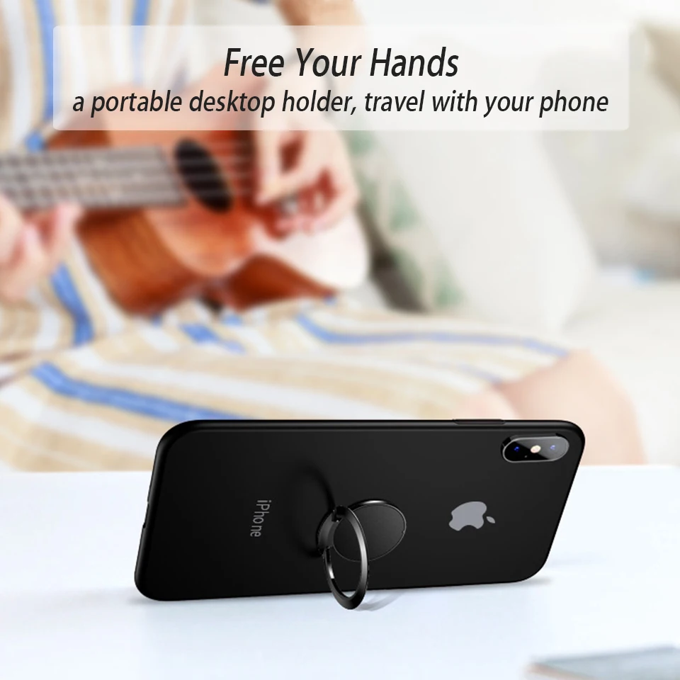 Ультра тонкий держатель телефона с кольцом на палец для магнитного автомобильного телефона держатель стол телефон планшет палец ручка подставка держатель для iPhone samsung