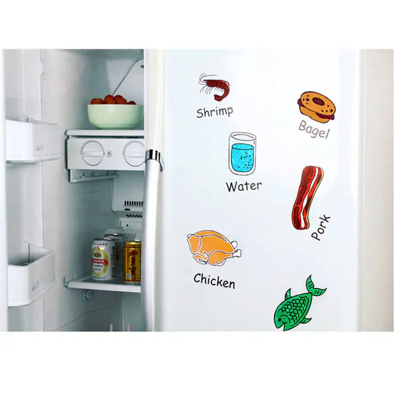 DIY Искусство стикерные игрушки новые кухонные буквы съемные наклейки Фреска Наклейка для украшения дома аксессуары 30LY03