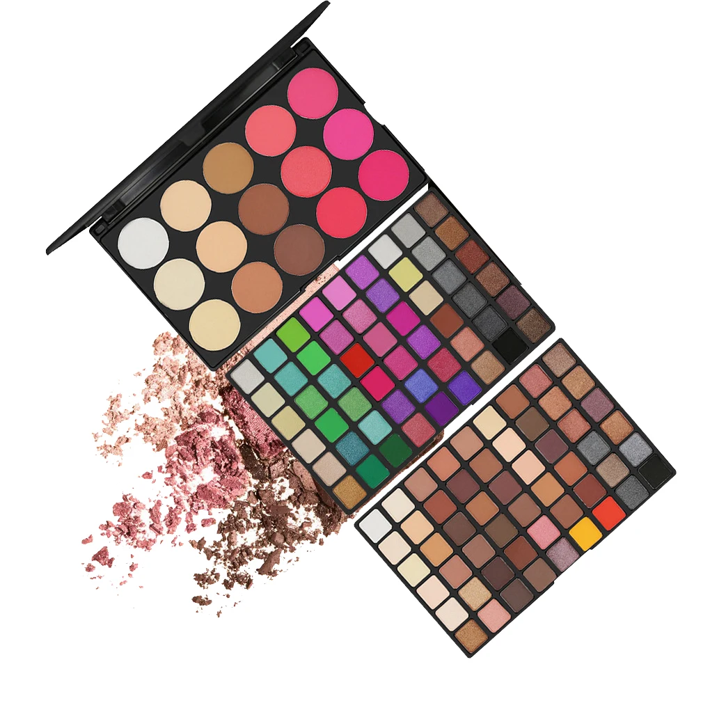 BGVfiveMakeup косметический порошок 108 цветов Палитра теней для век 6 цветов румяна 9 цветов Палетка хайлайтеров