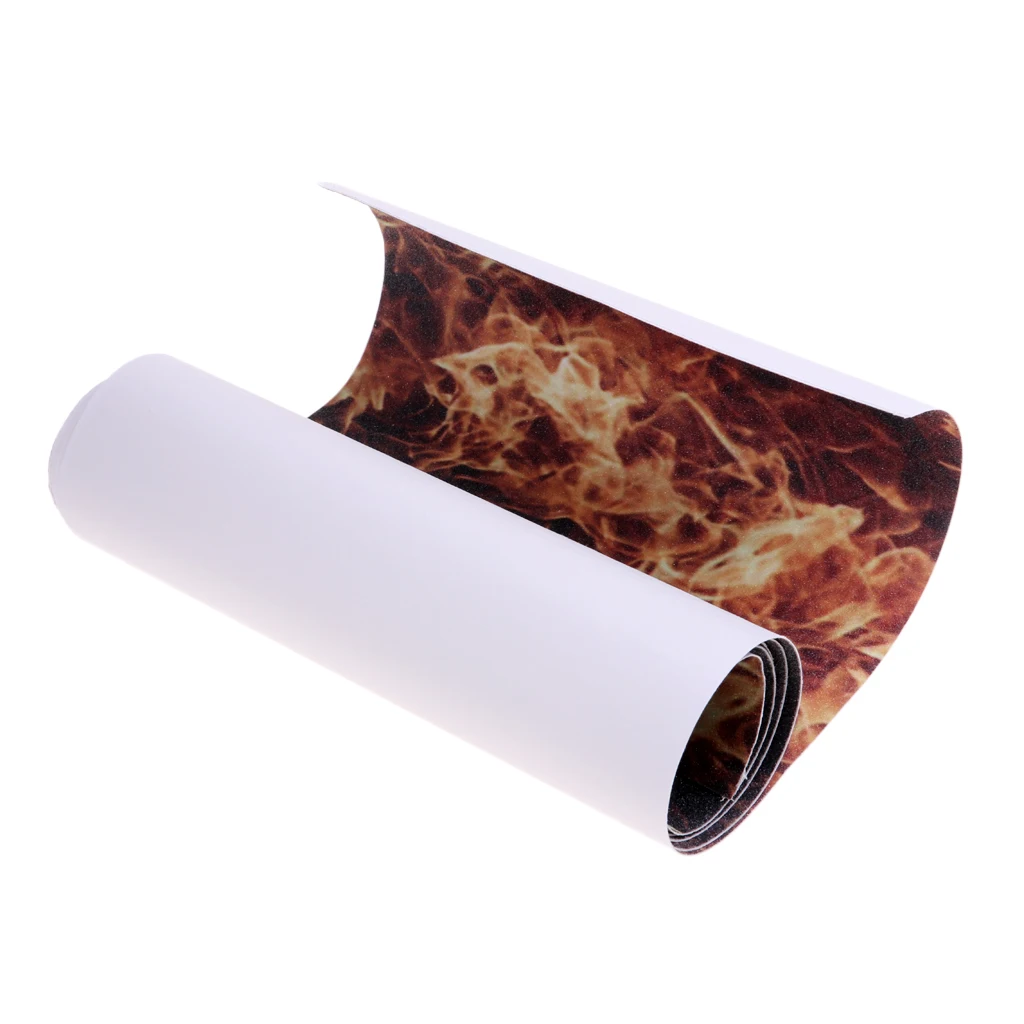 Skateboarding Sandpaper Longboard Skateboard Grip Tape Sheet Sand Paper Deck Protector for Men Women Boys Girls Outdoor 120x25cm