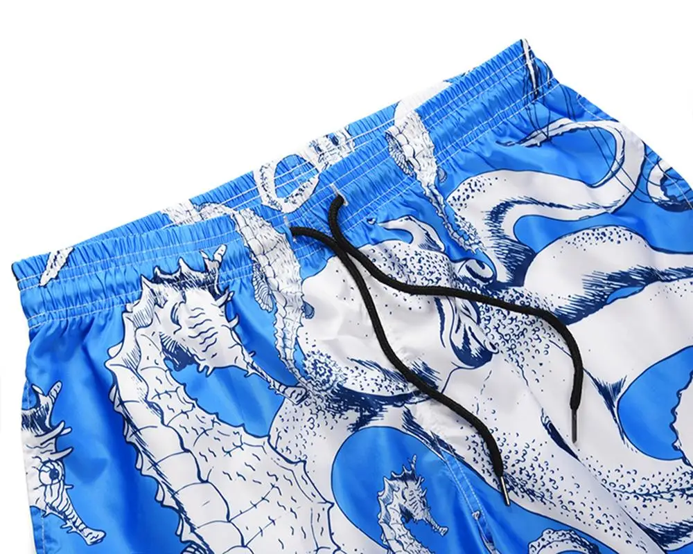 Promo Men Beach Shorts Summer Plus Size Swimwear Men Swim Shorts Surf Wear Board Shorts Summer Swimsuit Bermuda Beachwear Trunks Short