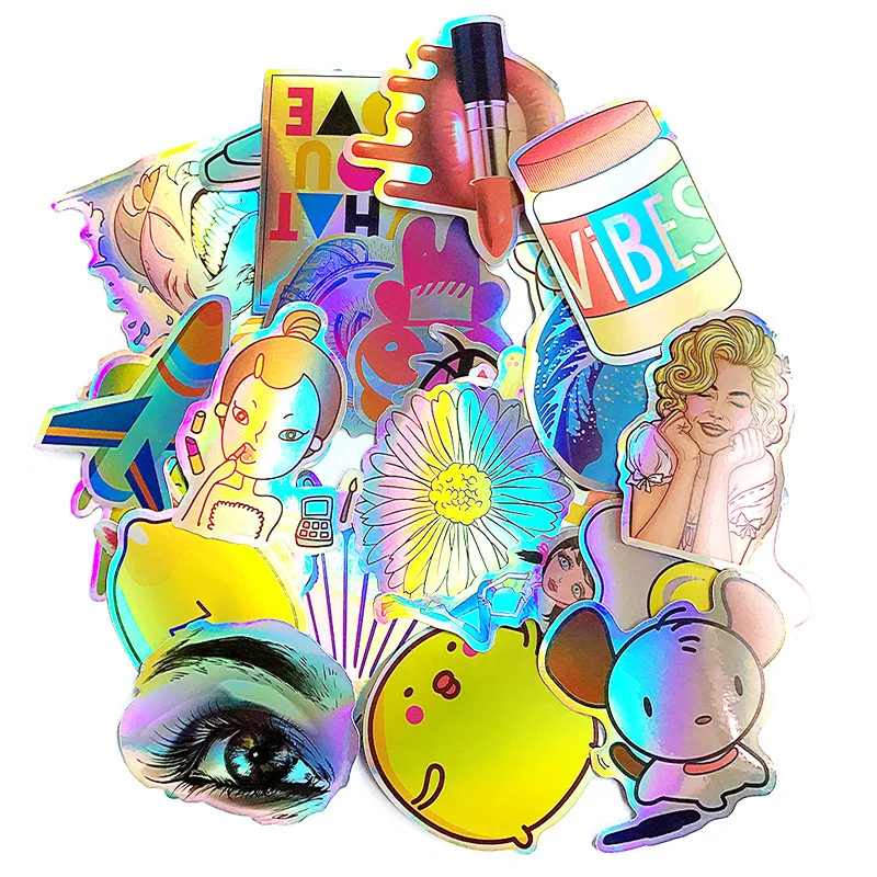 Горячая продажа 25 шт галактические Наклейки Смешанные Смешные мультфильм Jdm