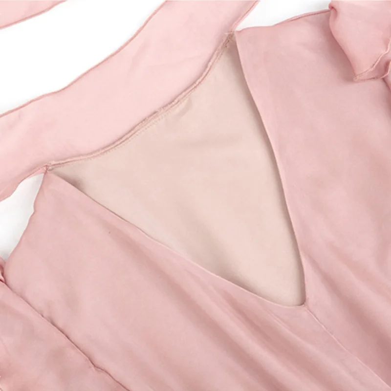 2017 Bohe брендовые летние платье макси Для женщин Ruffl длинный рукав туника платья