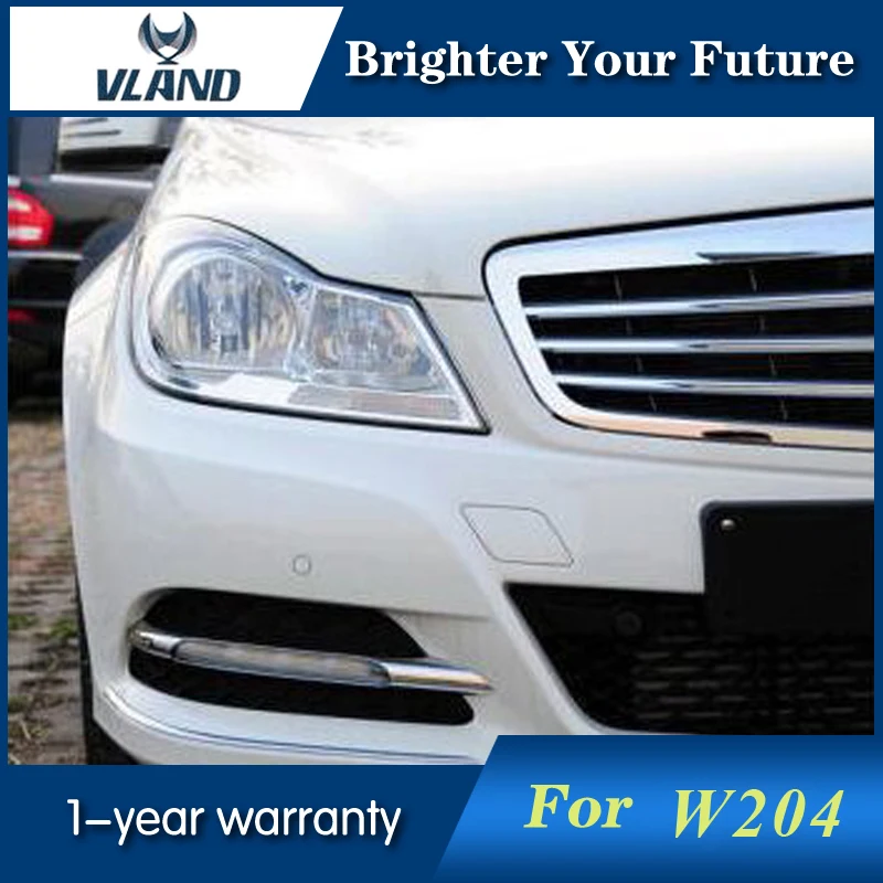 

Car Styling White LED Daytime Running Light Lamp For Mercedes-Benz Sport W204 C200 C260 C300 C CLASS 2011 2012 2013