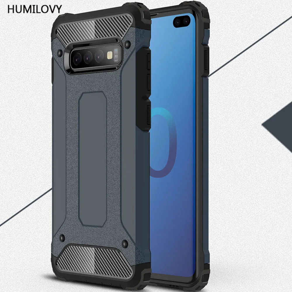 

For Coque Samsung Galaxy S10 Plus Case Shockproof case Dual Layer Hybrid Armor Hard Back Case For Samsung Galaxy S10 Plus Cover