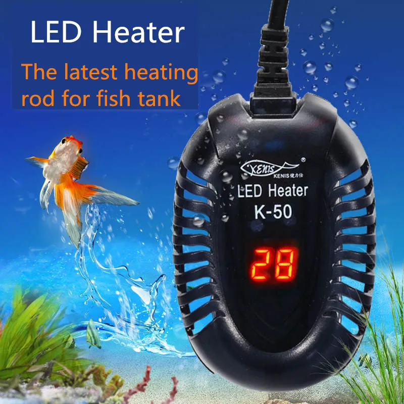 

Digital Aquarium Heater Aquarium Electricheating Rods Digital Temperature Controller In Stick Fish Tank Turtle Tank 220-240V