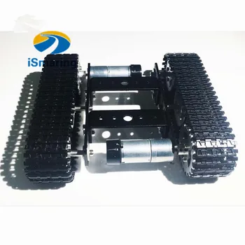 

Official iSmaring Mini T100 Crawler Tank Car Chassis Tracked Smart Car Robot Competition DIY Robot Toy