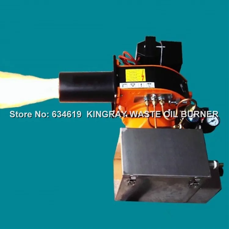 Industrial 116kw Waste Oil Burner Used Oil Burner Kerosene / Heavy Oil Multiple Fuels Burning