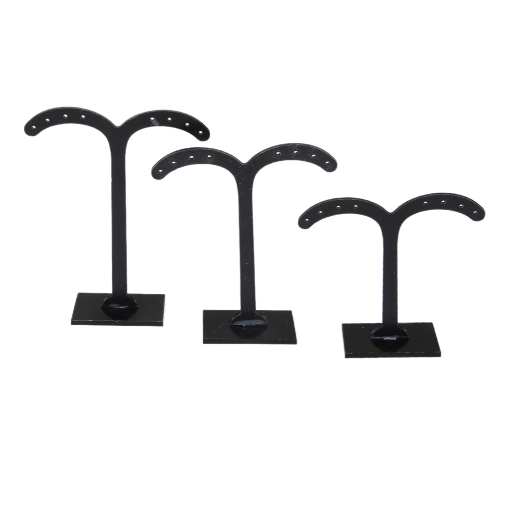 

3pcs Jewelry Tower Tree Earrings Holder Organizer Earring Stand Earring Display for Jewellery Store Decoration