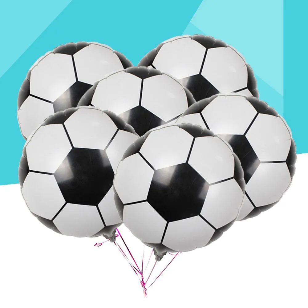 Soccer Balloons Aluminum Foil Balloon Mylar Balloons for Birthday Party