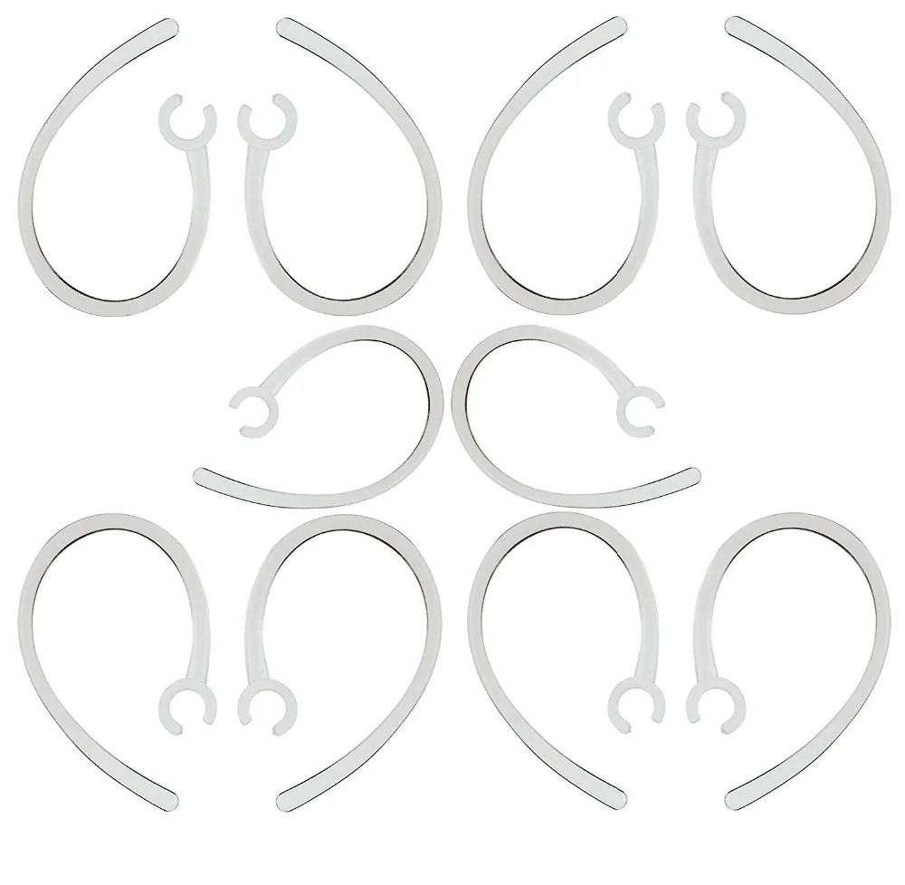 

XRHYY 10-PACK Large (8MM) + Small (6MM) Replacement Ear-Tips Ear Ear-Hook Set For Plantronics Voyager Edge Wireless Bluetooth