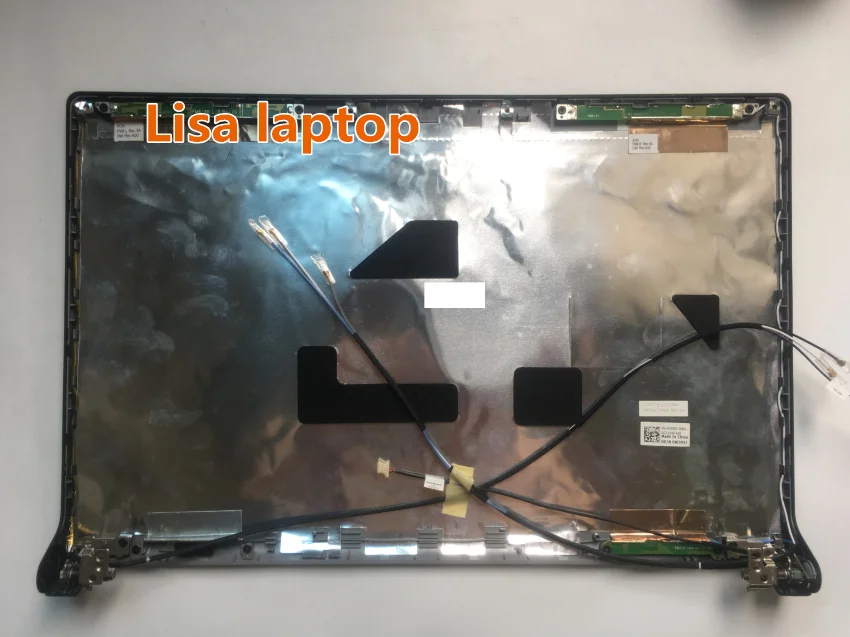 Для Dell Studio 1555 1558 ЖК-синяя задняя крышка с петлями W395J 0W395J CN-0W395J