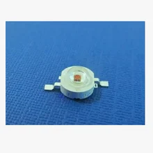 100 шт./лот 3 Вт Красный светодиодный светильник с кристаллами чистый красный 620-623nm 2,2-2,4 в 50-60 лм 42 мил